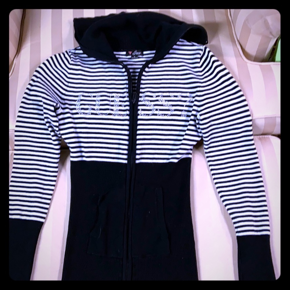 Guess zip up sweater